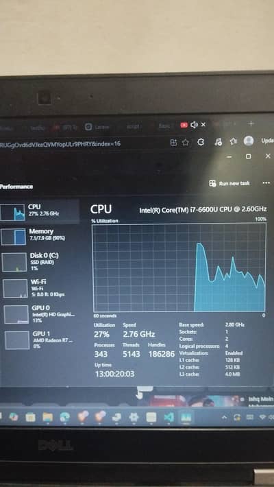 Core i7 6th gen 8/256 2gb amd card