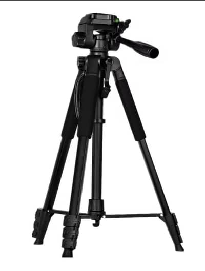 Metal tripod stand black  lightweight portable