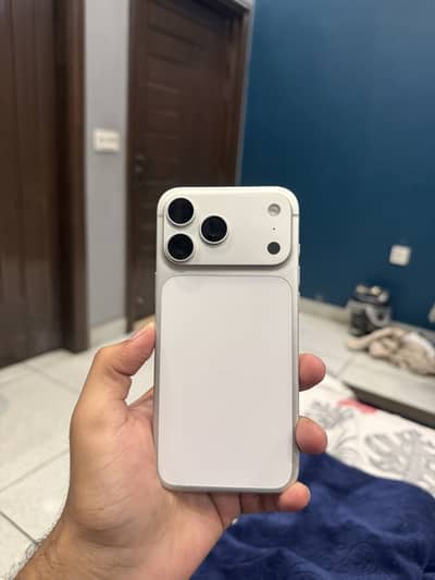 I phone 17 pro max silver colour official pta proved merchantile