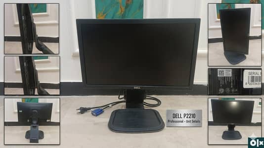Dell Monitor 1600x900 HD + Height Adjustable