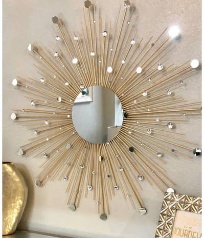 sunburst mirror,handmade mirror,gift,home decor.