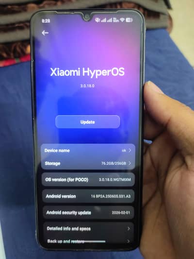 POCO C75 | 256/8 GB | FEW MONTHS USED | BOX AVAL