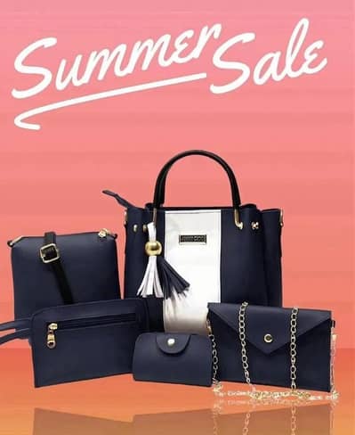 women's new 5 piece bag 