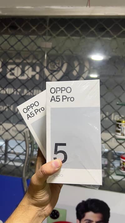 Oppo A5 Pro 8/128 Dual Official PTA With Box Accessories Stock