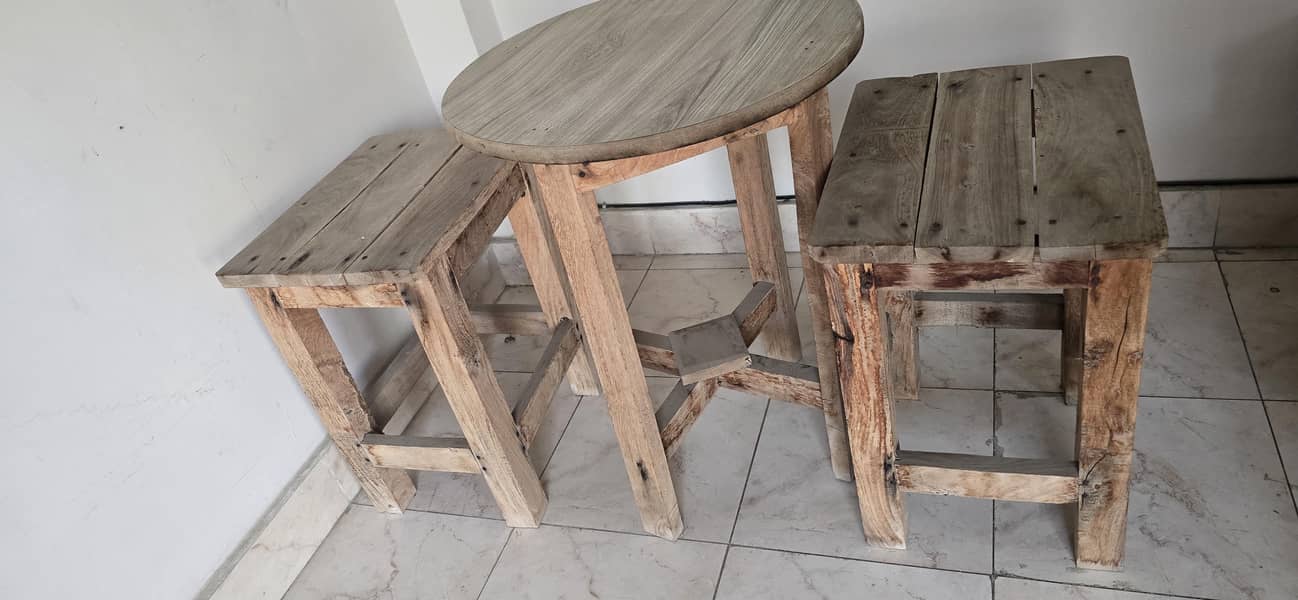 Wodden table set 0