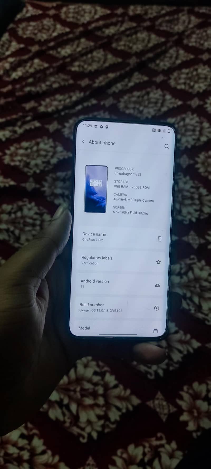 one plus 7pro 5