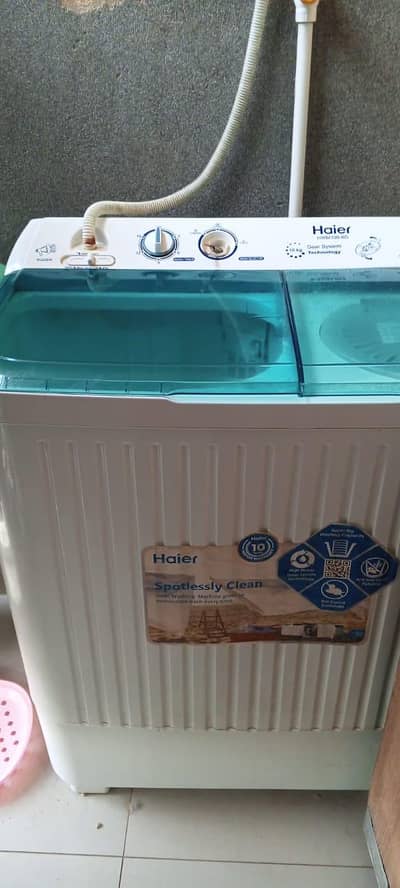Haier Semi Automatic washing machine good condition