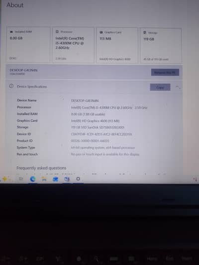 Urgent Lenovo Laptop for sale