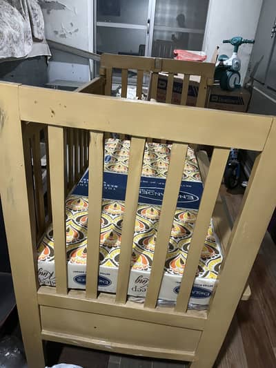Baby Cot Wooden Baby Bed