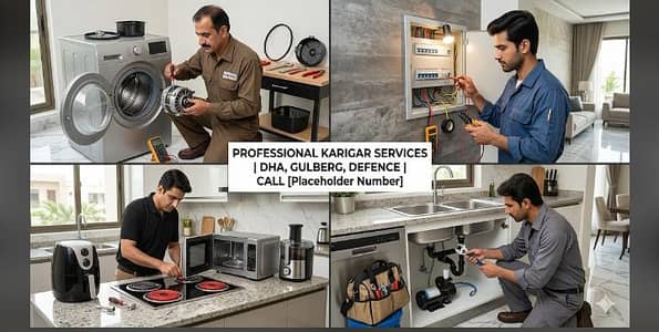 All-in-One Karigar:Electrician,Plumber&Home Appliances Repair