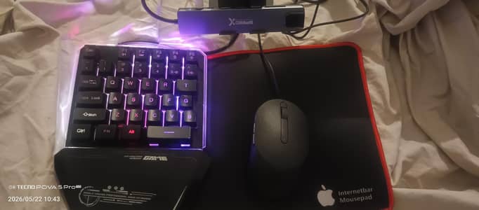 mobile gaming keyboard mouse imported