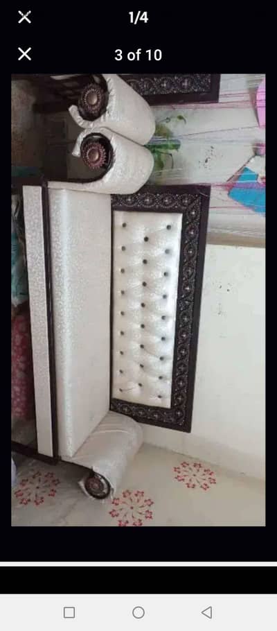 solid iron sofa urgent for sale