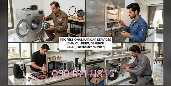 All-in-One Karigar:Electrician,Plumber&Home Appliances Repair