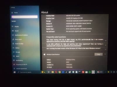 Lenovo ThinkPad, Intel Celeron N3150, 8GB RAM, 119GB SSD