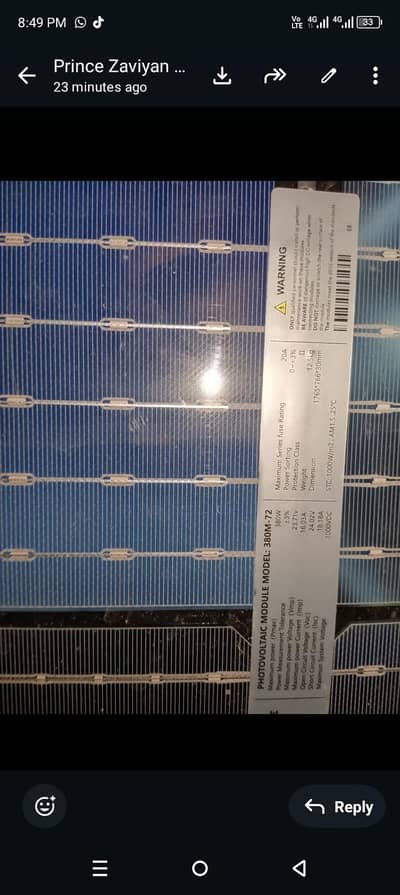 Solar panels (380+380)
