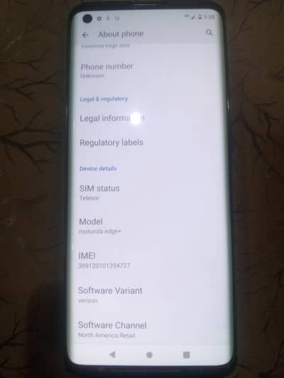 Motorola Edge plus 12.256