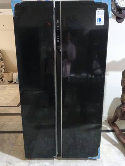 Door with broken Glass Right side Haier Side by side  Refrigerator