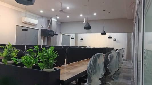 Furnished Office for Rent in Gulberg for (Call center + Software house + Marketing Office & Other Setup as You Want)
