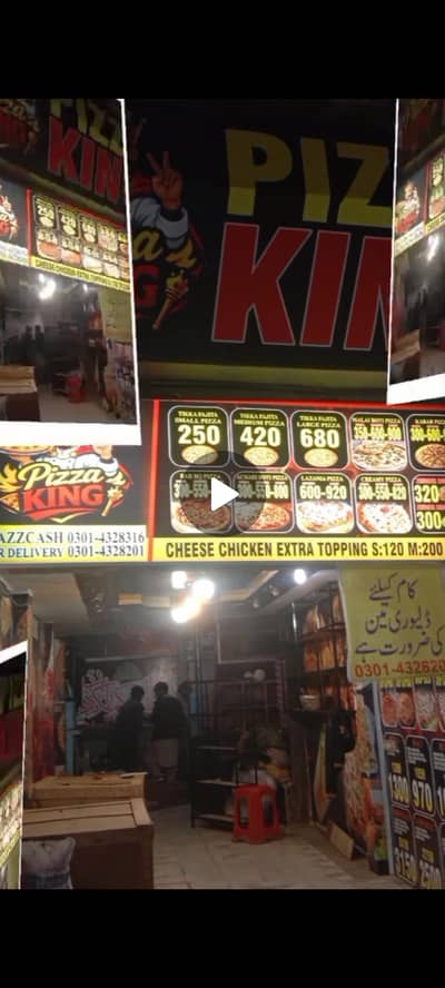 fast food Running Shop for sale with equipment