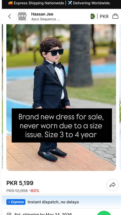 Brand : hassan jee  size 16
