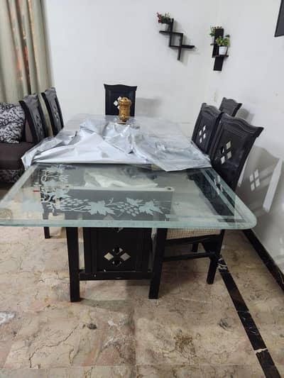 8chairs dining table