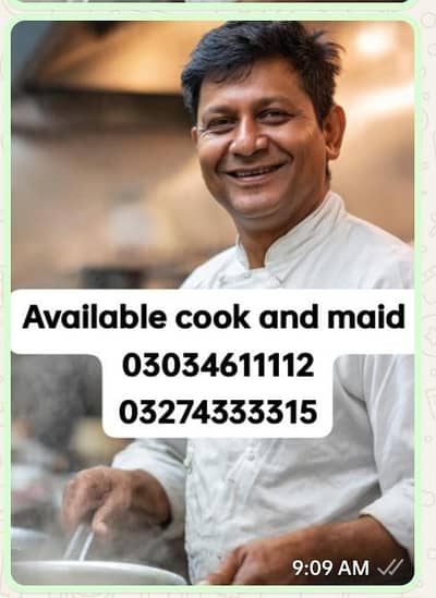 Available Maids/Babysitter/Cook/Driver/patient care/Nanny /