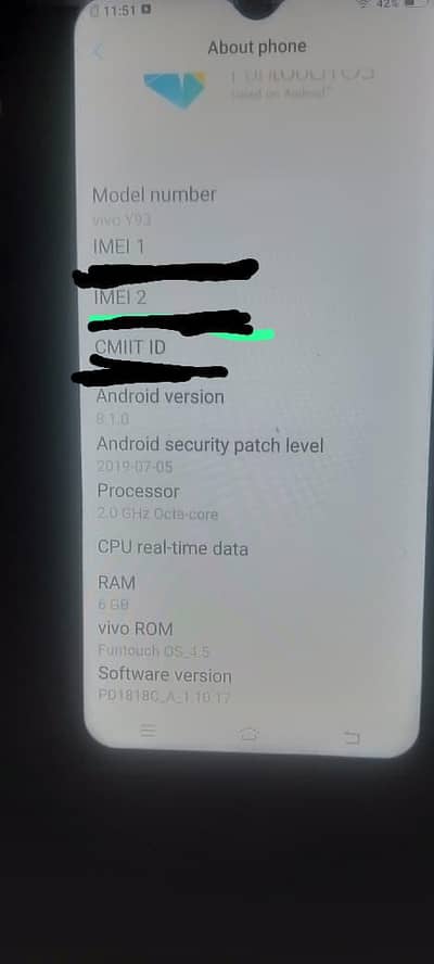 Vivo Y93 Mobile