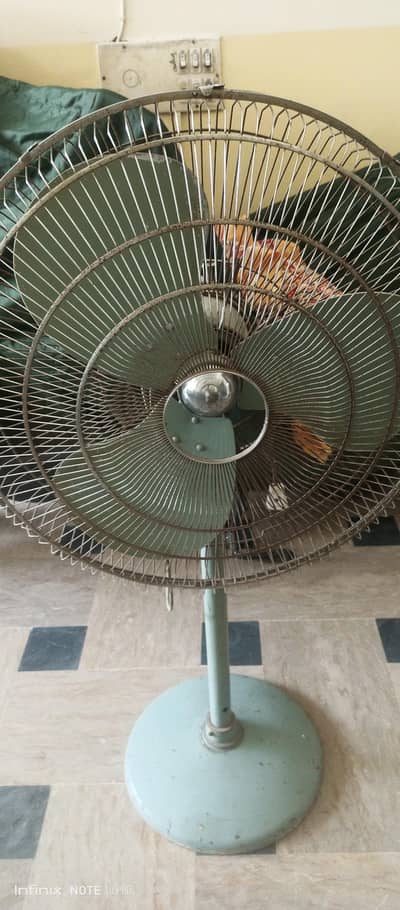 royal blue Pedestal fan 24