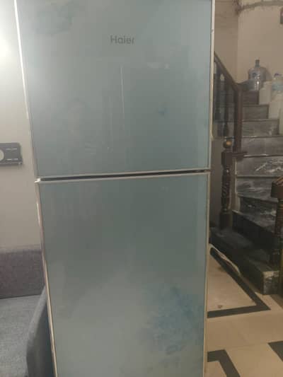 Haier Fridge full size glass door