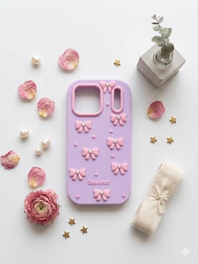 Luxury Coquette Bowknot Aesthetic Case for iPhone 17 Pro Max