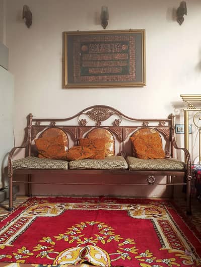 5 Seater Iron Sofa Set For Sale
