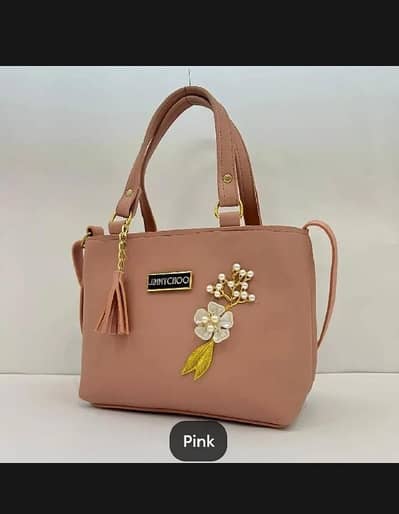 Elegant design handbag with hijabi girl art for women's.