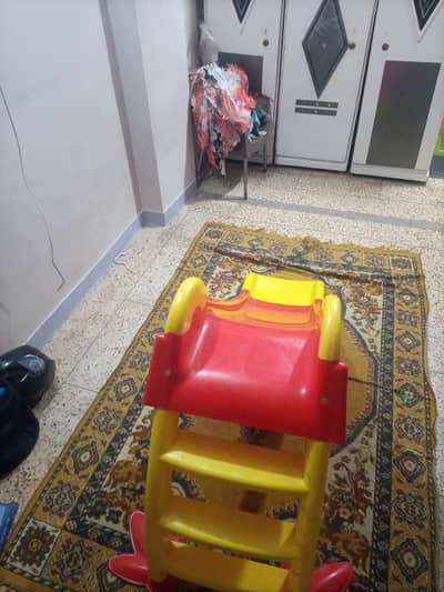 kids slide and toy's
