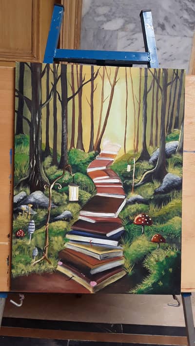 handmade oil painting