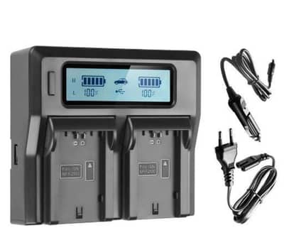 DSTE 1.5A DUAL BATTERY CHARGER Compatible with Sony Np-Fz100
