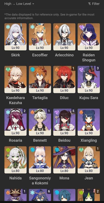 GENSHIN IMPACT ACCOUNT