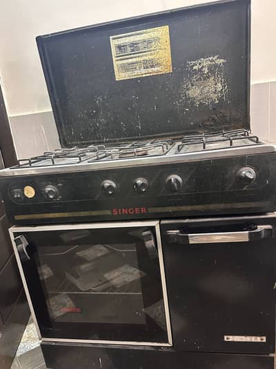 Singer 3-Burner Gas Cooking Range