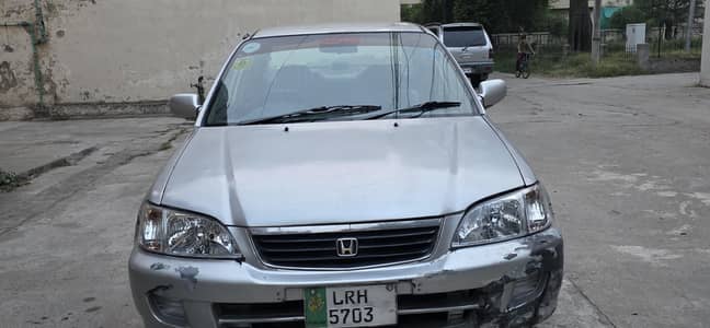 honda city 2002 silver