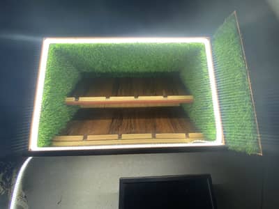 Mobile lighting cabinet
