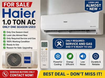  FOR SALE — Haier 1.0 Ton AC 
