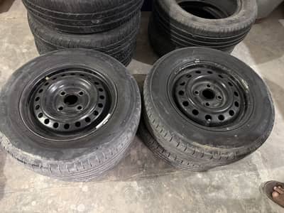 175/70/13 Tyre Rims both For Sale