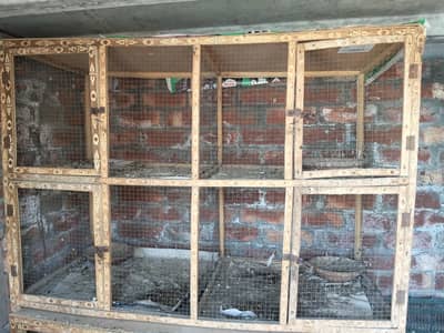 2 Wooden Cages for sale