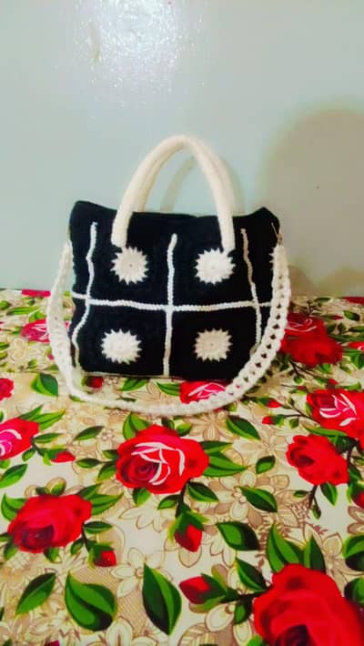 Handmade crochet bag