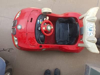red kids car