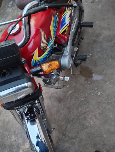 Honda CD70cc 2021 model Karachi NO. Genuine condition