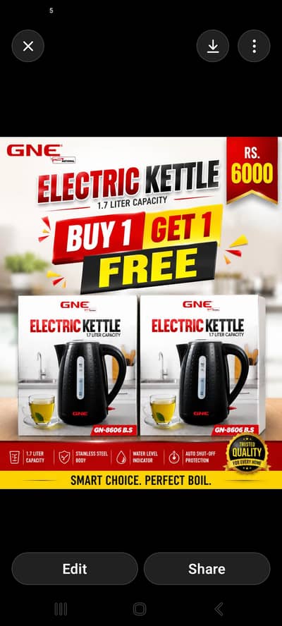 Gaba national Electric kettle