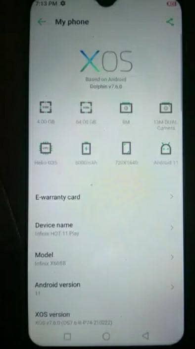 Infinix Hot 10 Play