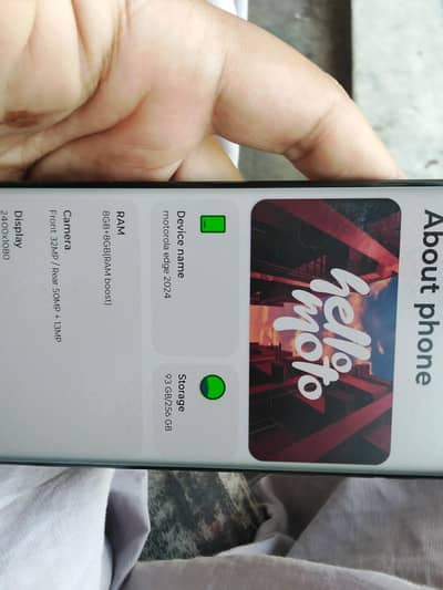 MOTOROLA EDGE 2024 8GB 256 NETWORK LOCK