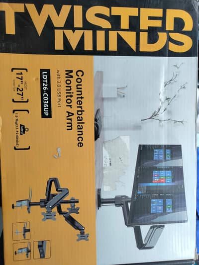Brand: Twisted Minds  Product Name: Premium Triple Monitors Aluminum P