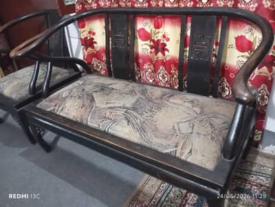 Wooden Sofa Set 2+1